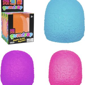 Gumdrop - Textured Sensory Toy with Super Solid Squish - 2.5" Tall - Colors May Vary (Pack of 1)